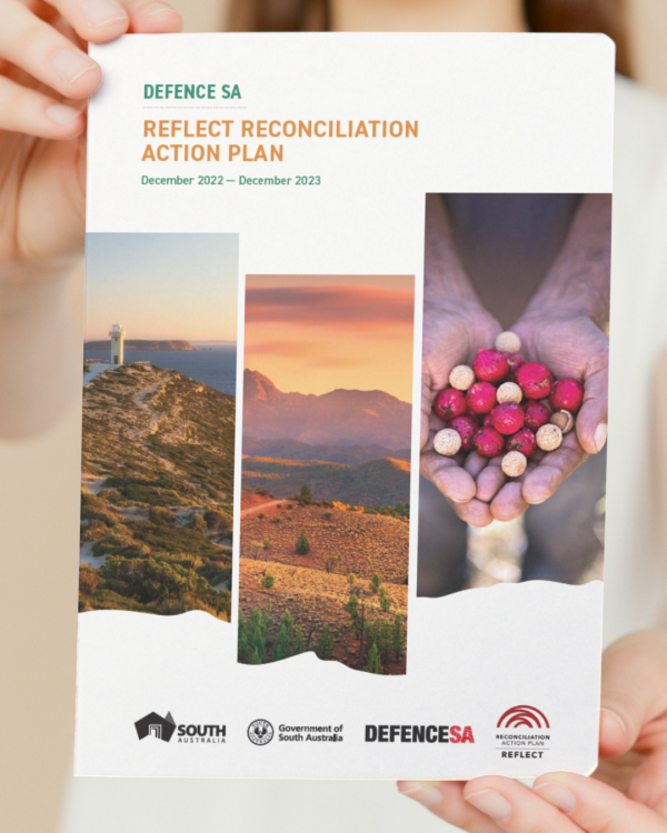 Cover of the Defence SA Reconciliation Action Plan