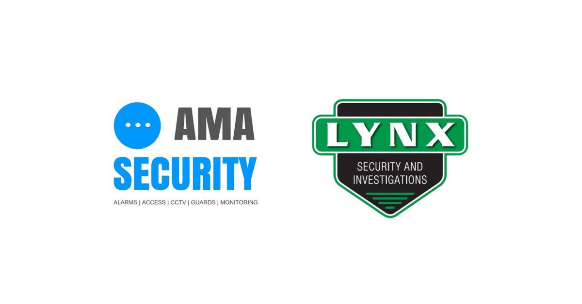 AMA Security Services and Lynx Logo