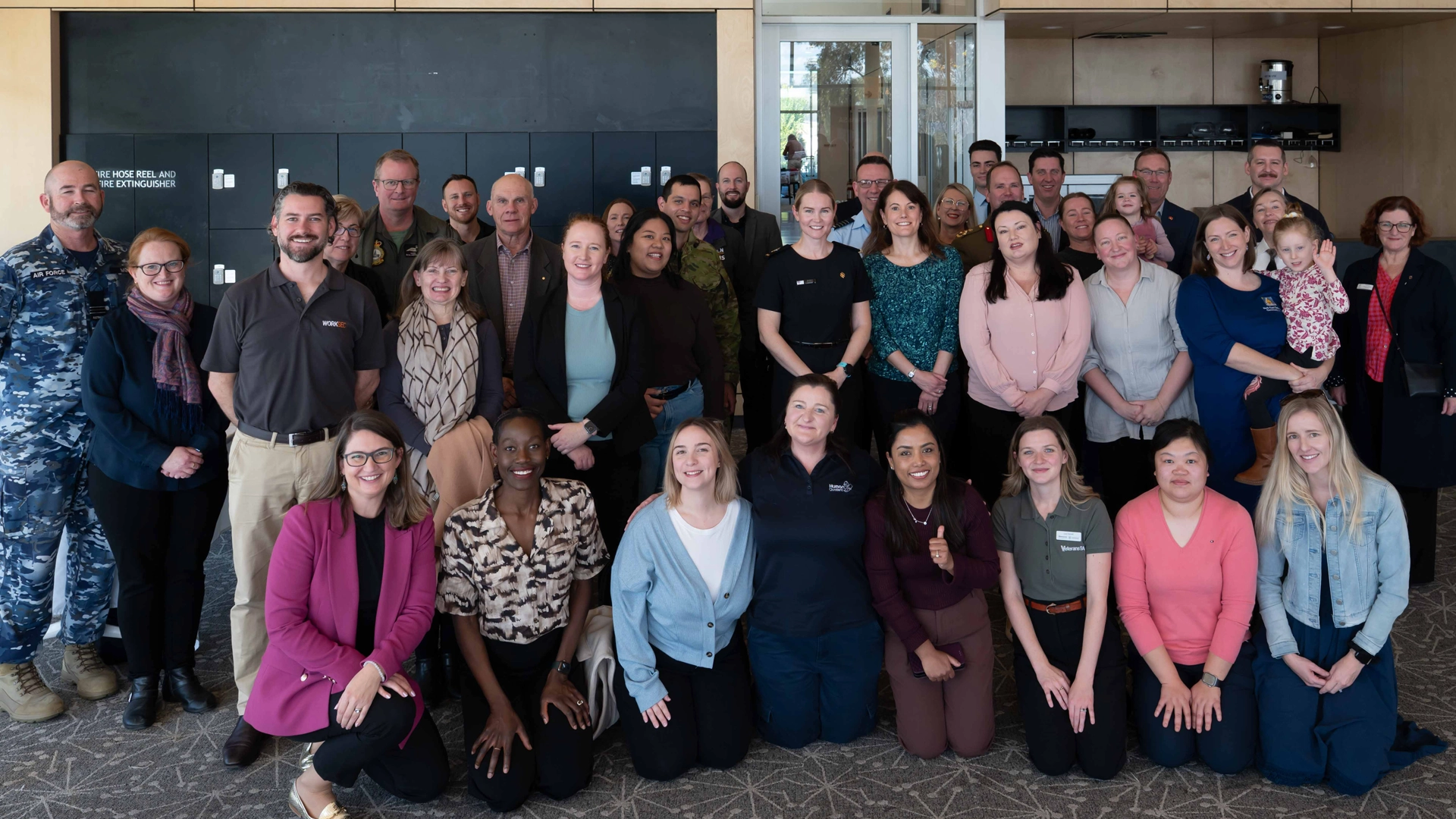 Photo of a group of veteran partners who completed the 2025 Cowork Coplay program