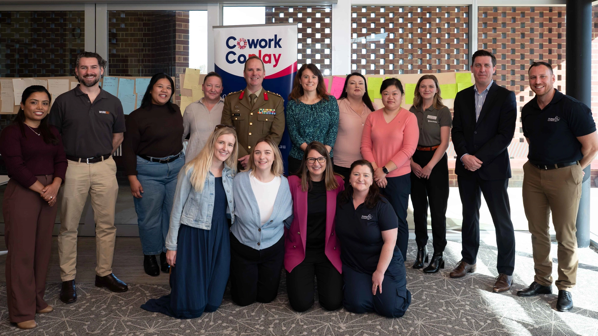 Photo of a group of veteran partners who completed the 2025 Cowork Coplay program