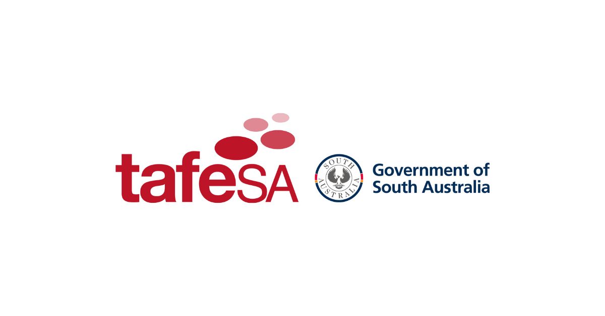 TAFE SA logo next to the Government of South Australia logo